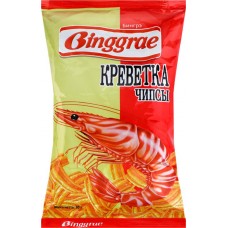 Чипсы хрустящие БИНГРЭ Креветка, 50г в магазинах Лента