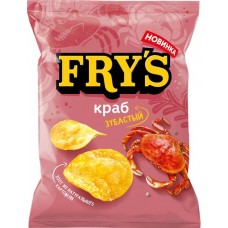 Чипсы картофельные FRY'S со вкусом Краб, 70г в магазинах Лента
