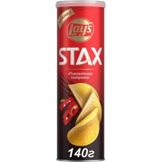 Чипсы картофельные LAY'S Stax Пикантная паприка, 140г в магазинах Лента
