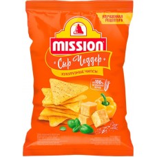 Чипсы кукурузные MISSION Сыр чеддер, 150г в магазинах Лента