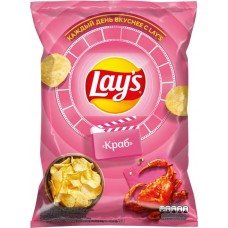 Чипсы картофельные LAY'S Краб, 225г в магазинах Лента