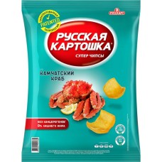 Чипсы картофельные РУССКАЯ КАРТОШКА со вкусом камчатского краба, 200г в магазинах Лента
