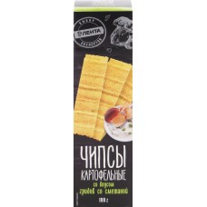 Чипсы картофельные ЛЕНТА Выбор Экспертов со вкусом грибов со сметаной, 100г в магазинах Лента