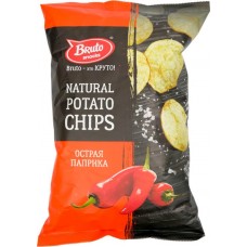 Чипсы картофельные BRUTO со вкусом паприки, 130г в магазинах Лента
