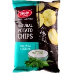 Чипсы картофельные BRUTO со вкусом сметаны с зеленью, 130г