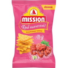 Чипсы кукурузные MISSION со вкусом краб камчатский, 90г в магазинах Лента