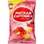 Чипсы картофельные РУССКАЯ КАРТОШКА со вкусом камчатского краба, 140г