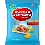 Чипсы картофельные РУССКАЯ КАРТОШКА со вкусом лосося гриль, 140г