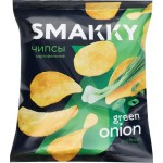 Чипсы картофельные SMAKKY со вкусом зеленого лука, 90г
