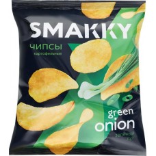 Чипсы картофельные SMAKKY со вкусом зеленого лука, 90г в магазинах Лента