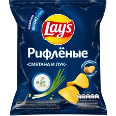 Чипсы картофельные LAY'S со вкусом сметаны и лука, 70г в магазинах Лента