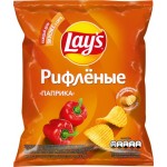 Чипсы картофельные LAY'S рифленые, со вкусом паприки, 70г