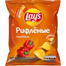 Чипсы картофельные LAY'S рифленые, со вкусом паприки, 70г в магазинах Лента