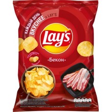 Чипсы картофельные LAY'S со вкусом бекона, 95г в магазинах Лента