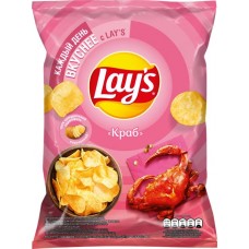 Чипсы картофельные LAY'S со вкусом краба, 95г в магазинах Лента
