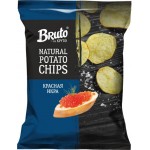 Чипсы картофельные BRUTO Красная икра, 130г