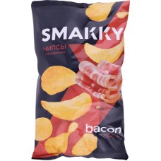 Чипсы картофельные SMAKKY со вкусом бекона, 180г в магазинах Лента