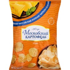 Чипсы МОСКОВСКИЙ КАРТОФЕЛЬ со вкусом сыра, 200г в магазинах Лента