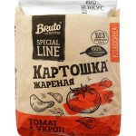Чипсы картофельные BRUTO Крафт, картошка жареная с томатом и укропом, 120г