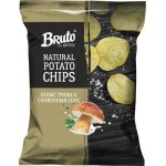 Чипсы картофельные BRUTO со вкусом боровика, 120г Чипсы картофельные BRUTO со вкусом боровика, 120г
