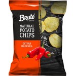 Чипсы картофельные BRUTO со вкусом острой паприки, из натурального картофеля, 120г Чипсы картофельные BRUTO со вкусом острой паприки, из натурального картофеля, 120г