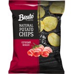 Чипсы картофельные BRUTO со вкусом бекона, 120г Чипсы картофельные BRUTO со вкусом бекона, 120г