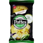 Чипсы картофельные PATTES со вкусом йогурта и трав, 100г Чипсы картофельные PATTES со вкусом йогурта и трав, 100г
