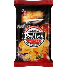 Чипсы картофельные PATTES со вкусом кетчупа, 100г в магазинах Лента