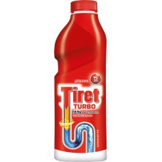 Гель для удаления засоров в канализационных трубах TIRET Turbo, 1л в магазинах Лента