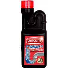 Средство для удаления засоров UNICUM Tornado гранулированное, 600г в магазинах Лента