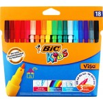 Фломастеры BIC Виза 880, 18 цветов Арт. 829009/888681