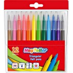 Фломастеры MAGTALLER Trio 12 цветов Арт. 547104