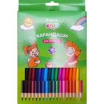 Набор цветных карандашей ЛЕНТА 18 цветов, 18шт