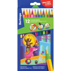 Карандаши цветные BERLINGO Цирк, пластиковые, 12 цветов, заточенные Арт. CP_04812 в магазинах Лента