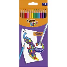 Карандаши цветные BIC Иллюжен, 12шт в магазинах Лента