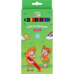 Набор цветных карандашей ЛЕНТА Kids 24 цвета Арт. BMA0121-01, 24шт