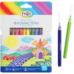 Фломастеры ГАММА Классические 12 цветов, смываемые Арт. 286570, 12шт