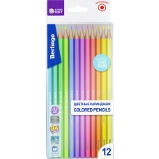 Карандаши цветные BERLINGO SuperSoft Pastel 12 цветов пастельные Арт. SSP0112 в магазинах Лента