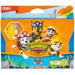 Мелки DELI Paw Patrol, 12 цветов