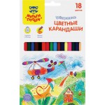 Карандаши цветные МУЛЬТИ-ПУЛЬТИ Невероятные приключения, трехгранные, 18 цветов, Арт. CP_41054