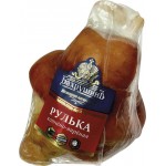 Рулька копчено-вареная свиная БАХРУШИНЪ, весовая