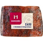 Сало МИКОЯН с чесноком и черным перцем, весовое