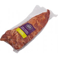 Ребра свиные ЗАПОВЕДНЫЕ ПРОДУКТЫ Домашнего копчения, весовые в магазинах Лента