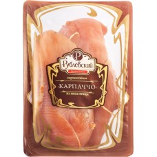 Карпаччо из мяса птицы РУБЛЕВСКИЕ КОЛБАСЫ, весовое в магазинах Лента