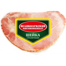 Шейка копчено-вареная из свинины МК ВЕЛИКОЛУКСКИЙ Столичная, категория В, 300г в магазинах Лента