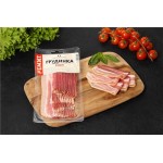 Грудинка сырокопченая свиная РЕМИТ, нарезка, 150г Грудинка сырокопченая свиная РЕМИТ, нарезка, 150г