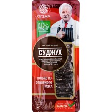 Суджух сыровяленый из говядины ОГЗАР, нарезка, 60г в магазинах Лента