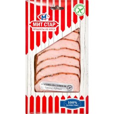 Буженина копчено-вареная МИТ СТАР По-Славянски, нарезка, 130г в магазинах Лента