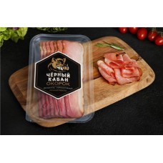 Окорок сырокопченый МК КЛИНСКИЙ Черный кабан, нарезка, 95г в магазинах Лента