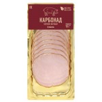 Карбонад копчено-вареный ЛЕНТА Российский, нарезка, 150г Карбонад копчено-вареный ЛЕНТА Российский, нарезка, 150г
